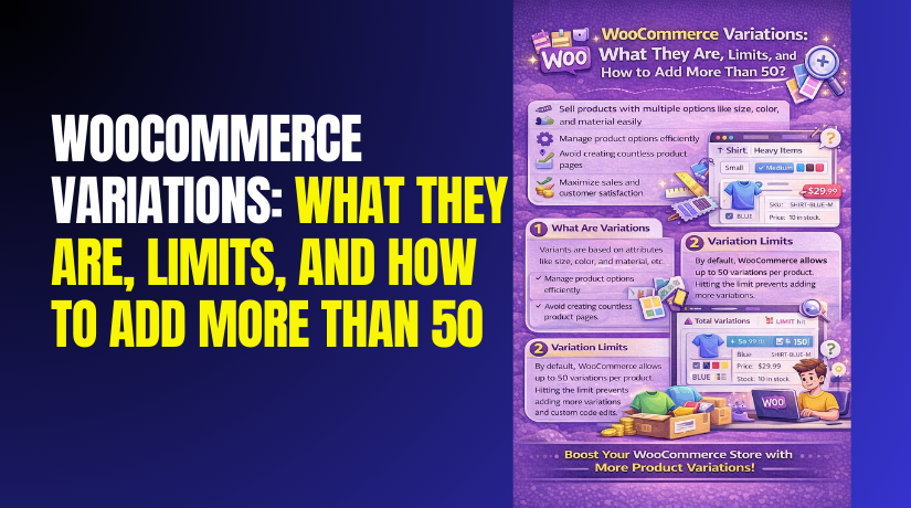 WooCommerce Variations: What They Are, Limits, and How to Add More Than 50?