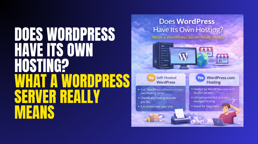 Does WordPress Have Its Own Hosting? What a WordPress Server Really Means