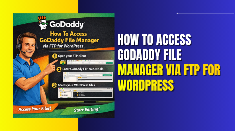 How To Access GoDaddy File Manager Via FTP For WordPress