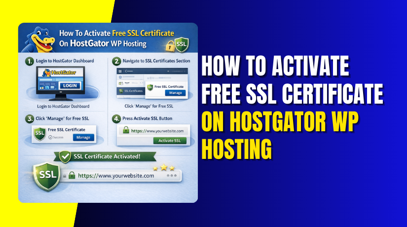 How To Activate Free SSL Certificate On HostGator WP Hosting