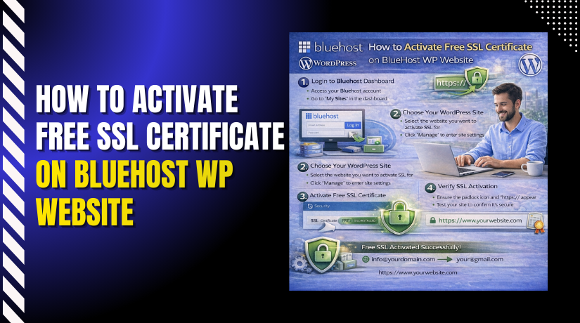 How to Activate Free SSL Certificate on BlueHost WP Website