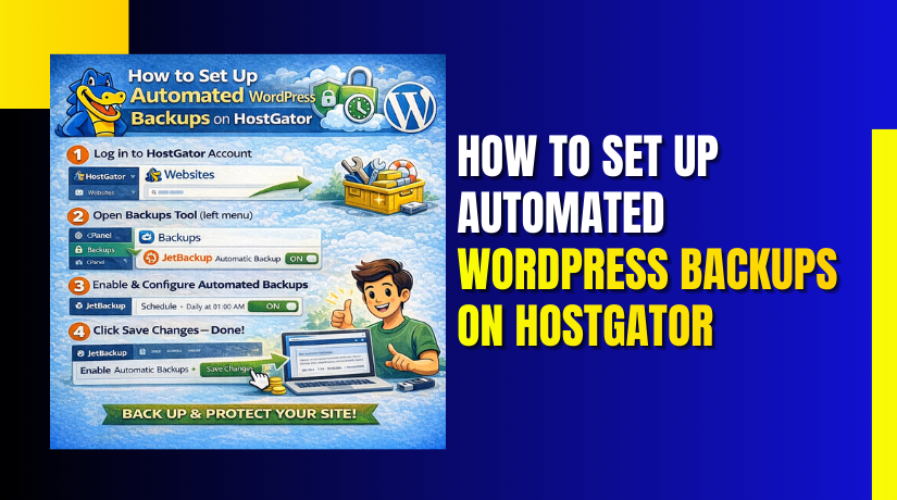 How to Set Up Automated WordPress Backups On HostGator