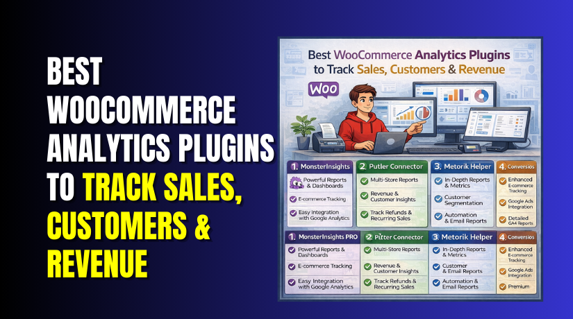 Best WooCommerce Analytics Plugins to Track Sales, Customers & Revenue (Top Picks)