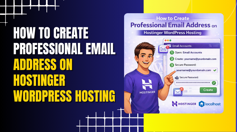 How to Create Professional Email Address on Hostinger WordPress Hosting