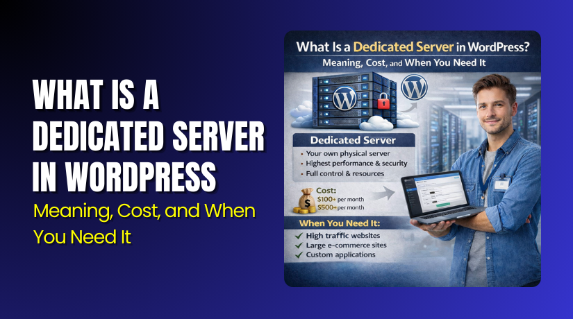 What Is a Dedicated Server in WordPress? Meaning, Cost, and When You Need It