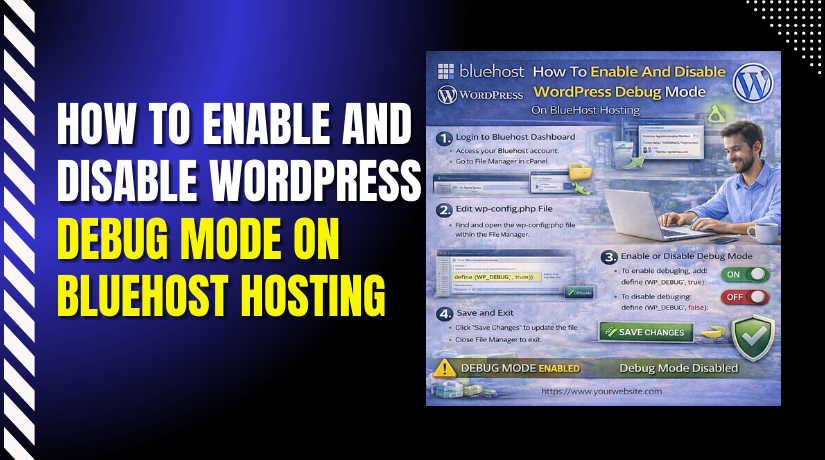 How To Enable And Disable WordPress Debug Mode On BlueHost Hosting