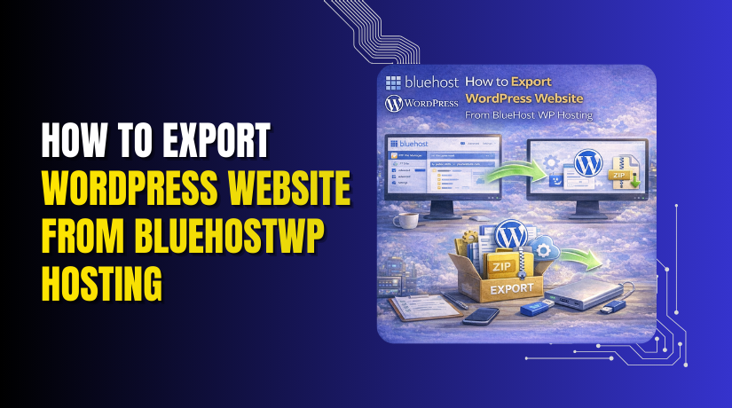 How to Export WordPress Website From BluehostWP Hosting