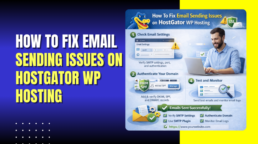 How To Fix Email Sending Issues on HostGator WP Hosting