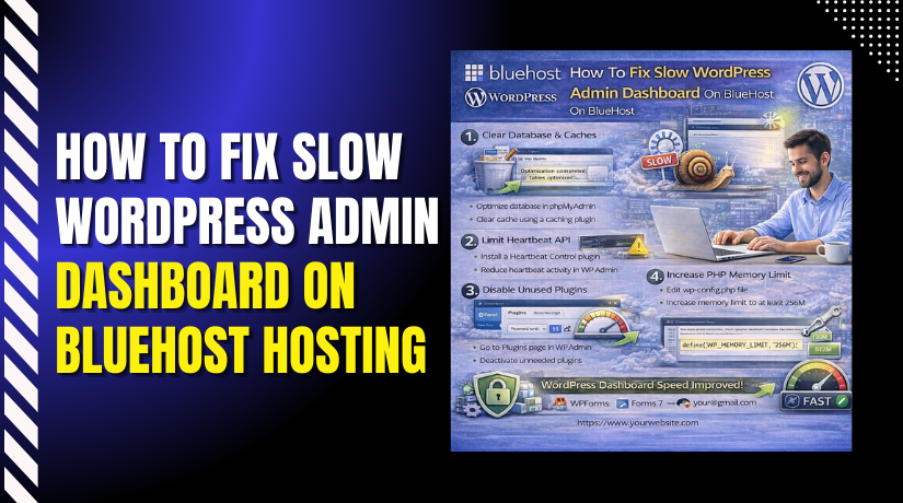 How To Fix Slow WordPress Admin Dashboard On BlueHost Hosting