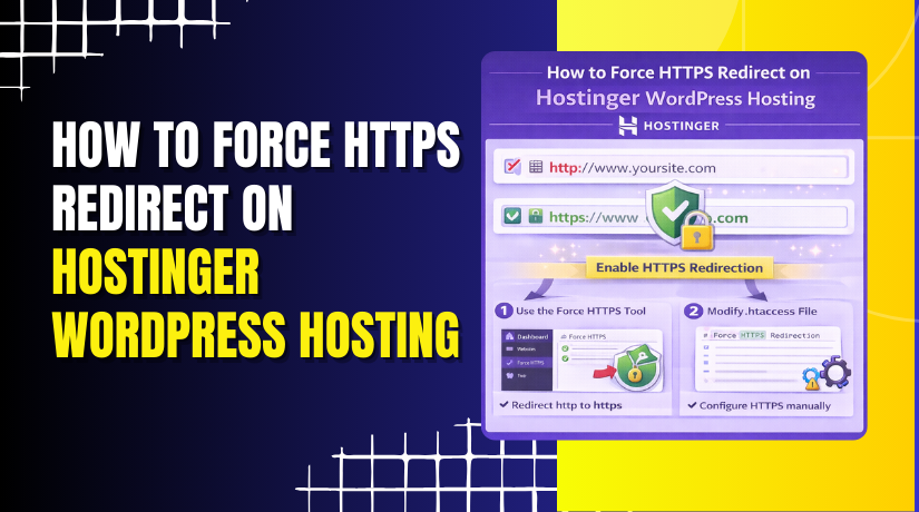 How to Force HTTPS Redirect on Hostinger WordPress Hosting Using wp-config