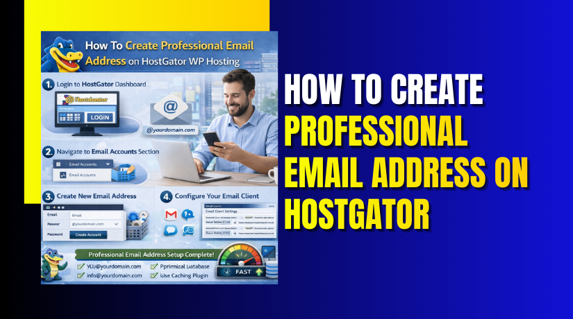 How To Create Professional Email Address on HostGator WP Hosting