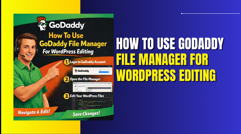 How To Use GoDaddy File Manager For WordPress Editing