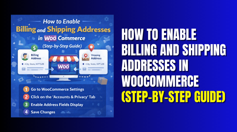 How to Enable Billing and Shipping Addresses in WooCommerce (Step-by-Step Guide)