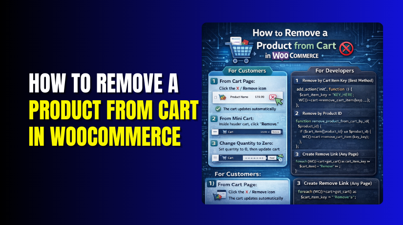 How to Remove a Product from Cart in WooCommerce (Step-by-Step Guide)
