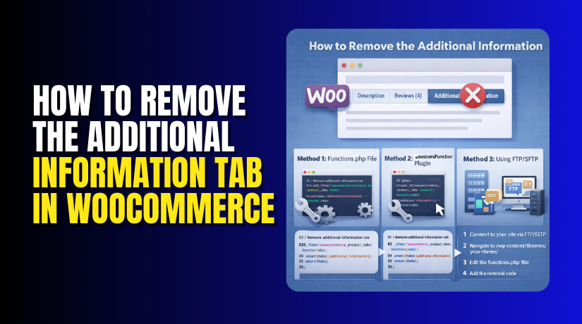 How to Remove the Additional Information Tab in WooCommerce (Step-by-Step Guide)