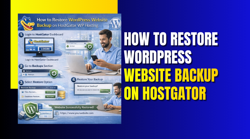 How to Restore WordPress Website Backup on HostGator Hosting