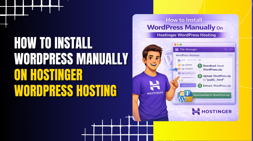 How to Install WordPress Manually On Hostinger WordPress Hosting