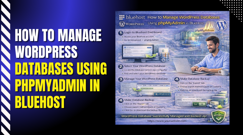 How to Manage WordPress Databases Using phpMyAdmin in Bluehost