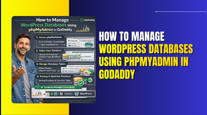 How to Manage WordPress Databases Using phpMyAdmin in GoDaddy