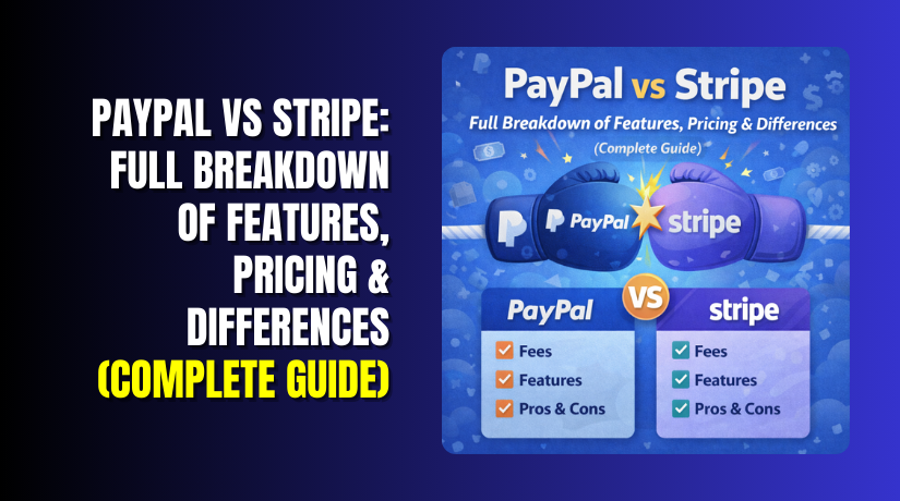 PayPal vs Stripe: Full Breakdown of Features, Pricing & Differences (Complete Guide)