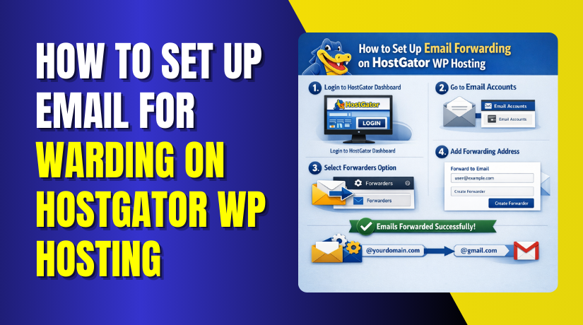 How to Set Up Email Forwarding on HostGator WP Hosting