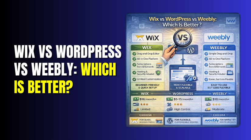 Wix vs WordPress vs Weebly: Which Is Better?