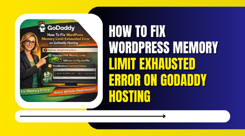 How To Fix WordPress Memory Limit Exhausted Error On GoDaddy Hosting