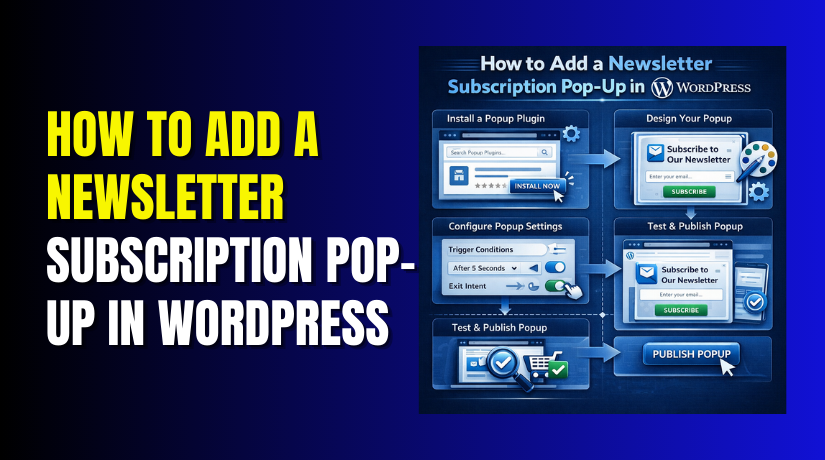 How to Add a Newsletter Subscription Pop-Up in WordPress?