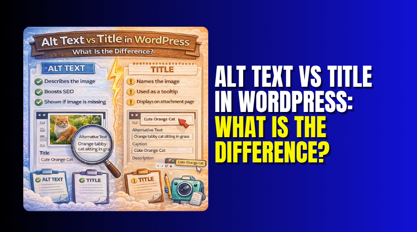Alt Text vs Title in WordPress: What Is the Difference?