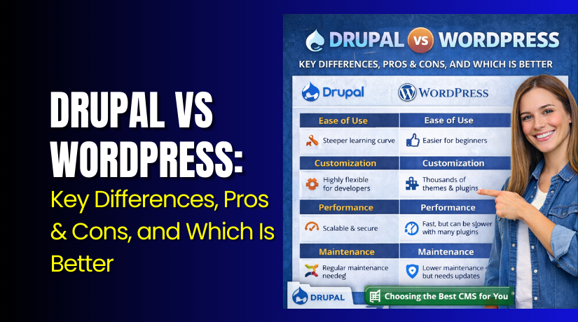 Drupal vs WordPress: Key Differences, Pros & Cons, and Which Is Better