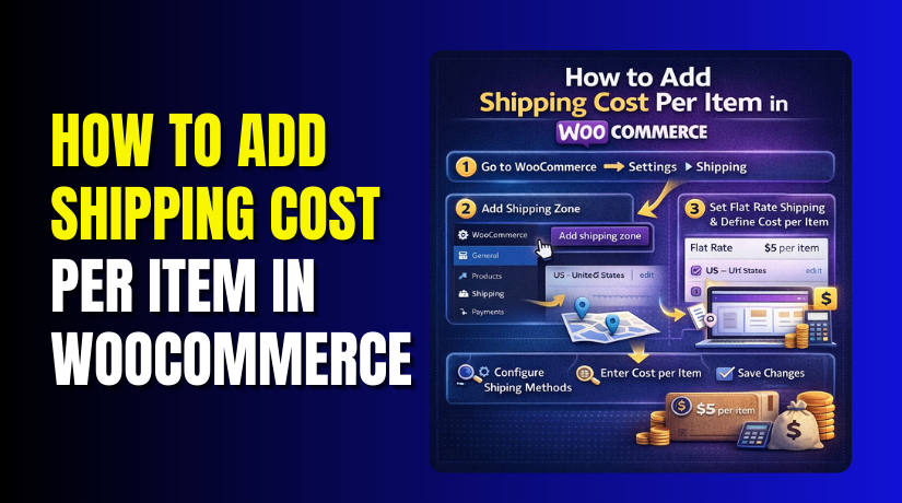 How to Add Shipping Cost Per Item in WooCommerce (Step-by-Step Guide)