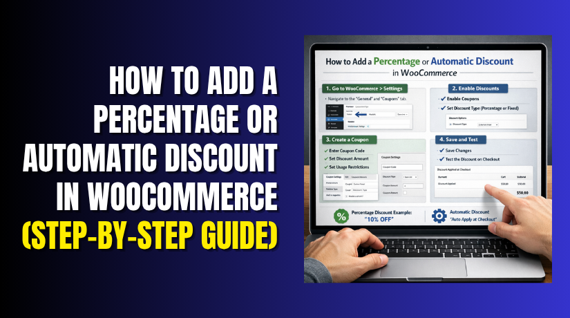 How to Add a Percentage or Automatic Discount in WooCommerce (Step-by-Step Guide)