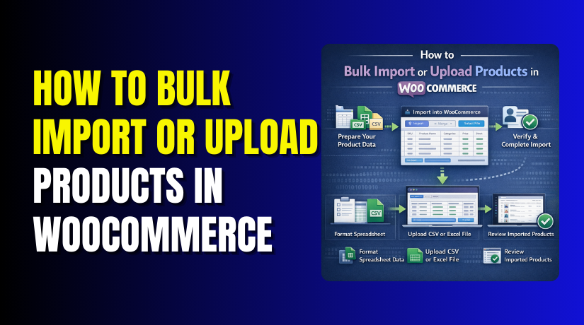How to Bulk Import or Upload Products in WooCommerce (Step-by-Step Guide)