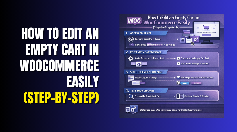 How to Edit an Empty Cart in WooCommerce Easily (Step-by-Step Guide)
