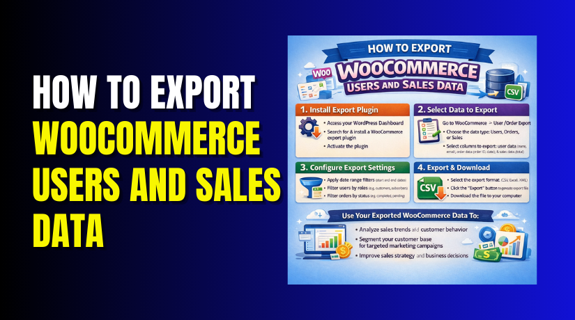 How to Export WooCommerce Users and Sales Data (Step-by-Step Guide)