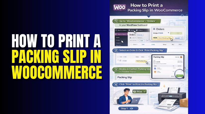 How to Print a Packing Slip in WooCommerce (Step-by-Step Guide)