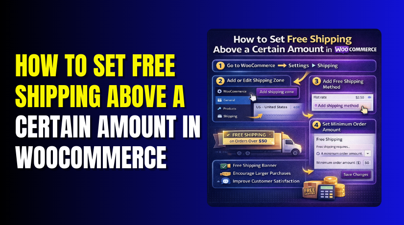 How to Set Free Shipping Above a Certain Amount in WooCommerce