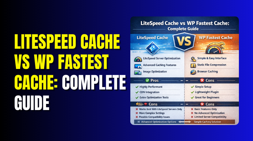 LiteSpeed Cache vs WP Fastest Cache: Complete Guide