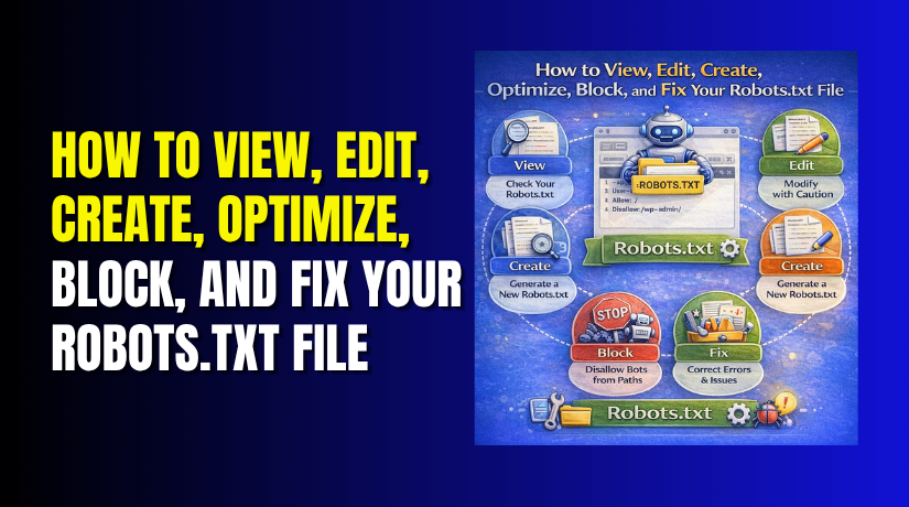 How to View, Edit, Create, Optimize, Block, and Fix Your Robots.txt File
