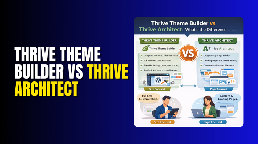 Thrive Theme Builder vs Thrive Architect: What’s the Difference in WordPress?