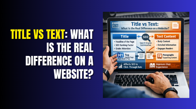 Title vs Text: What Is the Real Difference on a Website?