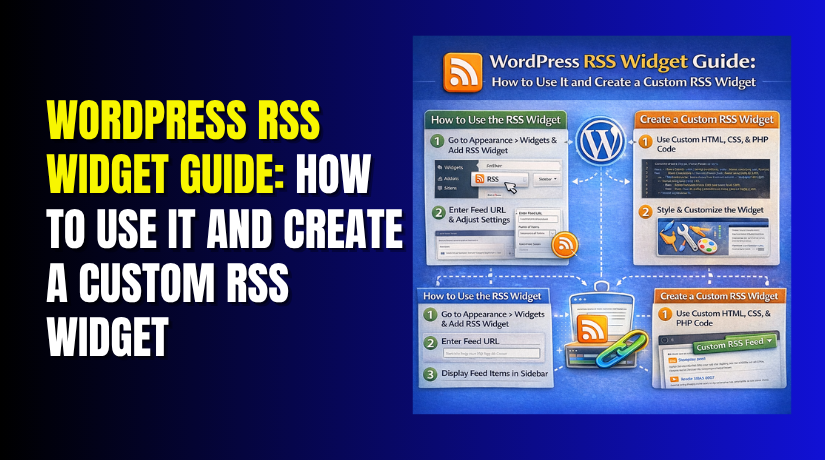 WordPress RSS Widget Guide: How to Use It and Create a Custom RSS Widget