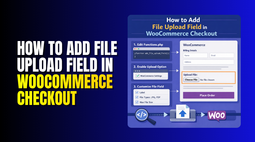 How to Add File Upload Field in WooCommerce Checkout Easily (Complete Guide)