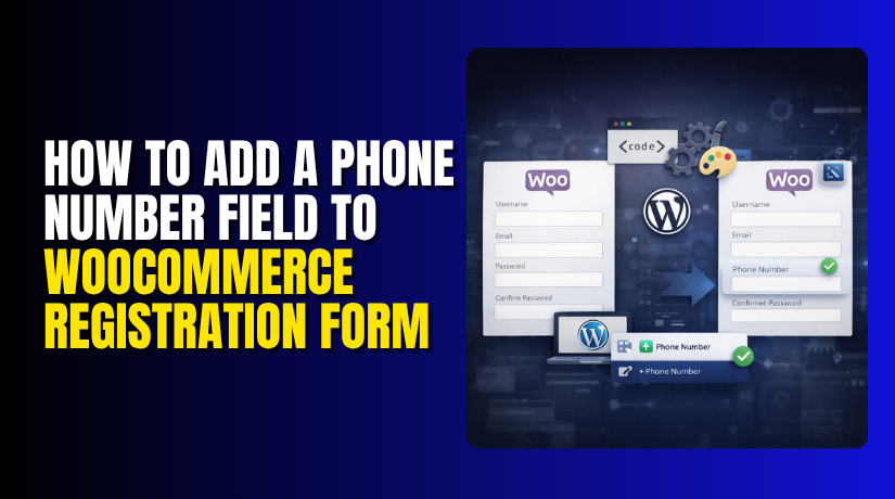 How to Add a Phone Number Field to WooCommerce Registration Form (Step-by-Step Guide)