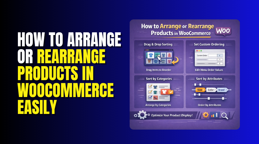 How to Arrange or Rearrange Products in WooCommerce Easily (Complete Guide)