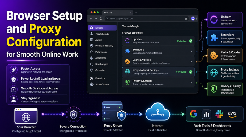 Browser Setup and Proxy Configuration for Smooth Online Work