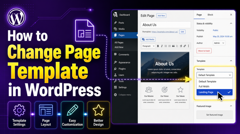 How to Change Page Template in WordPress (Step-by-Step Tutorial)