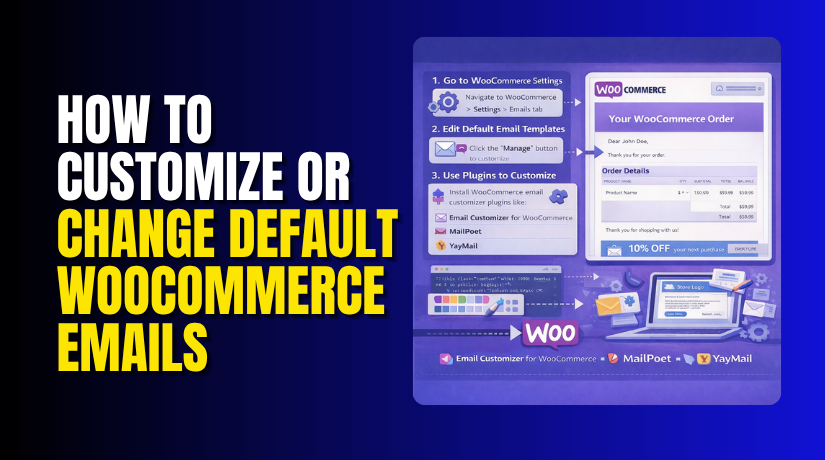 How to Customize Or Change Default WooCommerce Emails (Step-by-Step Guide)