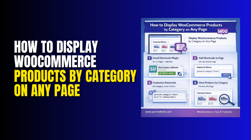 How to Display WooCommerce Products by Category on Any Page (Detailed Guide)