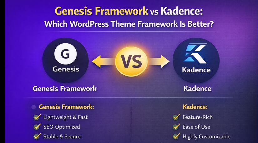 Genesis Framework vs Kadence: Which WordPress Theme Framework Is Better?